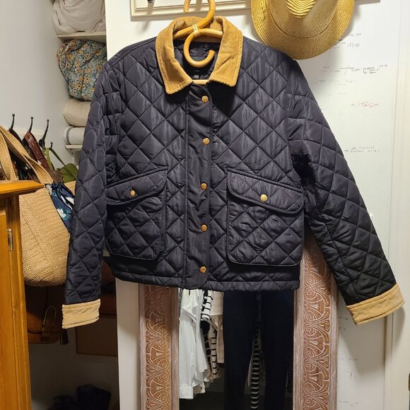 Navy Quilted jacket - Picture 6 of 8
